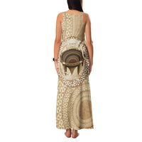 Tonga Skink Kava Bowl Family Matching Tank Maxi Dress and Hawaiian Shirt Vintage Tongan Ngatu Pattern LT14 - Polynesian Pride