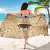 Tonga Skink Kava Bowl Sarong Vintage Tongan Ngatu Pattern