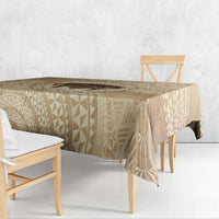 Tonga Skink Kava Bowl Tablecloth Vintage Tongan Ngatu Pattern