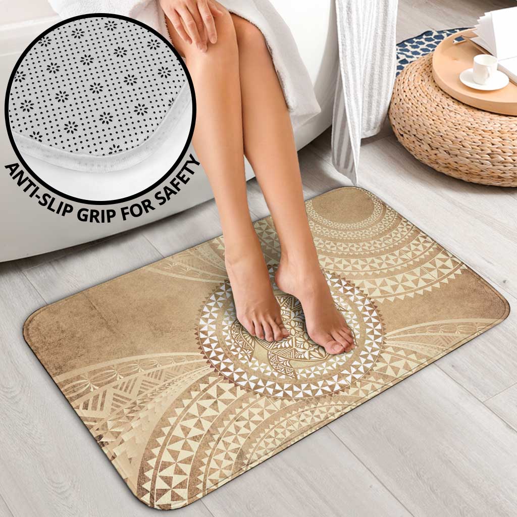 Tonga Ngatu Turtle Bathroom Set Vintage Tongan Tapa Cloth