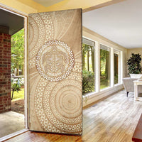 Tonga Ngatu Turtle Door Cover Vintage Tongan Tapa Cloth