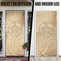 Tonga Ngatu Turtle Door Cover Vintage Tongan Tapa Cloth