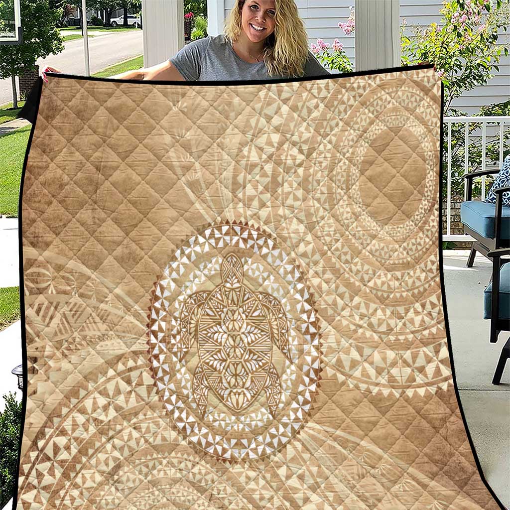 Tonga Ngatu Turtle Quilt Vintage Tongan Tapa Cloth