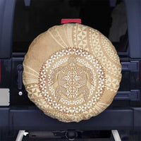 Tonga Ngatu Turtle Spare Tire Cover Vintage Tongan Tapa Cloth