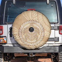 Tonga Ngatu Turtle Spare Tire Cover Vintage Tongan Tapa Cloth