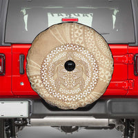 Tonga Ngatu Turtle Spare Tire Cover Vintage Tongan Tapa Cloth