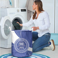 Queen Salote College 100th Anniversary Personalized Laundry Basket Est 1926 Kolisi Fefine Tongan Ngatu Pattern