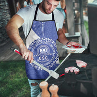 Queen Salote College 100th Anniversary Personalized Apron Est 1926 Kolisi Fefine Tongan Ngatu Pattern