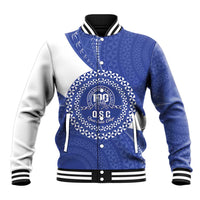 Queen Salote College 100th Anniversary Personalized Baseball Jacket Est 1926 Kolisi Fefine Tongan Ngatu Pattern