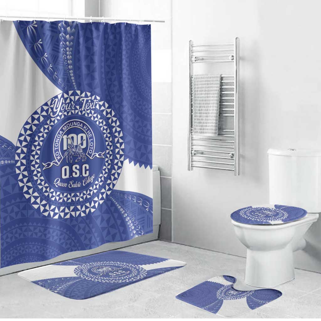 Queen Salote College 100th Anniversary Personalized Bathroom Set Est 1926 Kolisi Fefine Tongan Ngatu Pattern