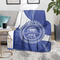 Queen Salote College 100th Anniversary Personalized Blanket Est 1926 Kolisi Fefine Tongan Ngatu Pattern