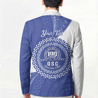 Queen Salote College 100th Anniversary Personalized Blazer Est 1926 Kolisi Fefine Tongan Ngatu Pattern