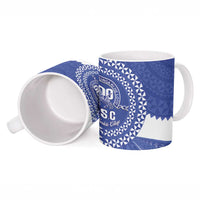 Queen Salote College 100th Anniversary Ceramic Mug Est 1926 Kolisi Fefine Tongan Ngatu Pattern