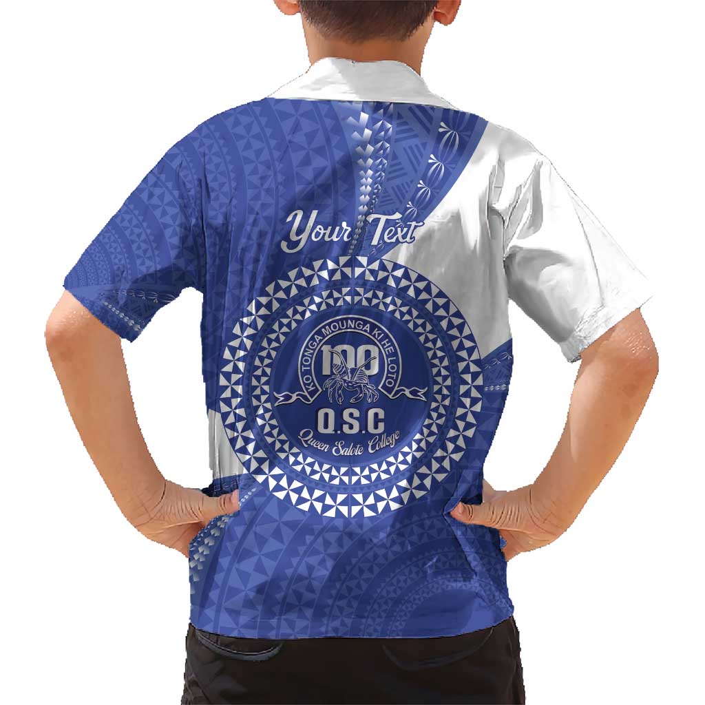 Queen Salote College 100th Anniversary Personalized Family Matching Tank Maxi Dress and Hawaiian Shirt Est 1926 Kolisi Fefine Tongan Ngatu Pattern LT14 - Polynesian Pride