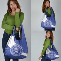 Queen Salote College 100th Anniversary Personalized Grocery Bag Est 1926 Kolisi Fefine Tongan Ngatu Pattern