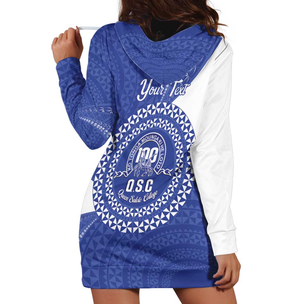 Queen Salote College 100th Anniversary Personalized Hoodie Dress Est 1926 Kolisi Fefine Tongan Ngatu Pattern LT14 - Polynesian Pride