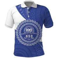 Queen Salote College 100th Anniversary Personalized Polo Shirt Est 1926 Kolisi Fefine Tongan Ngatu Pattern