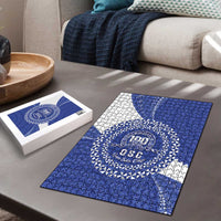 Queen Salote College 100th Anniversary Personalized Puzzle Est 1926 Kolisi Fefine Tongan Ngatu Pattern