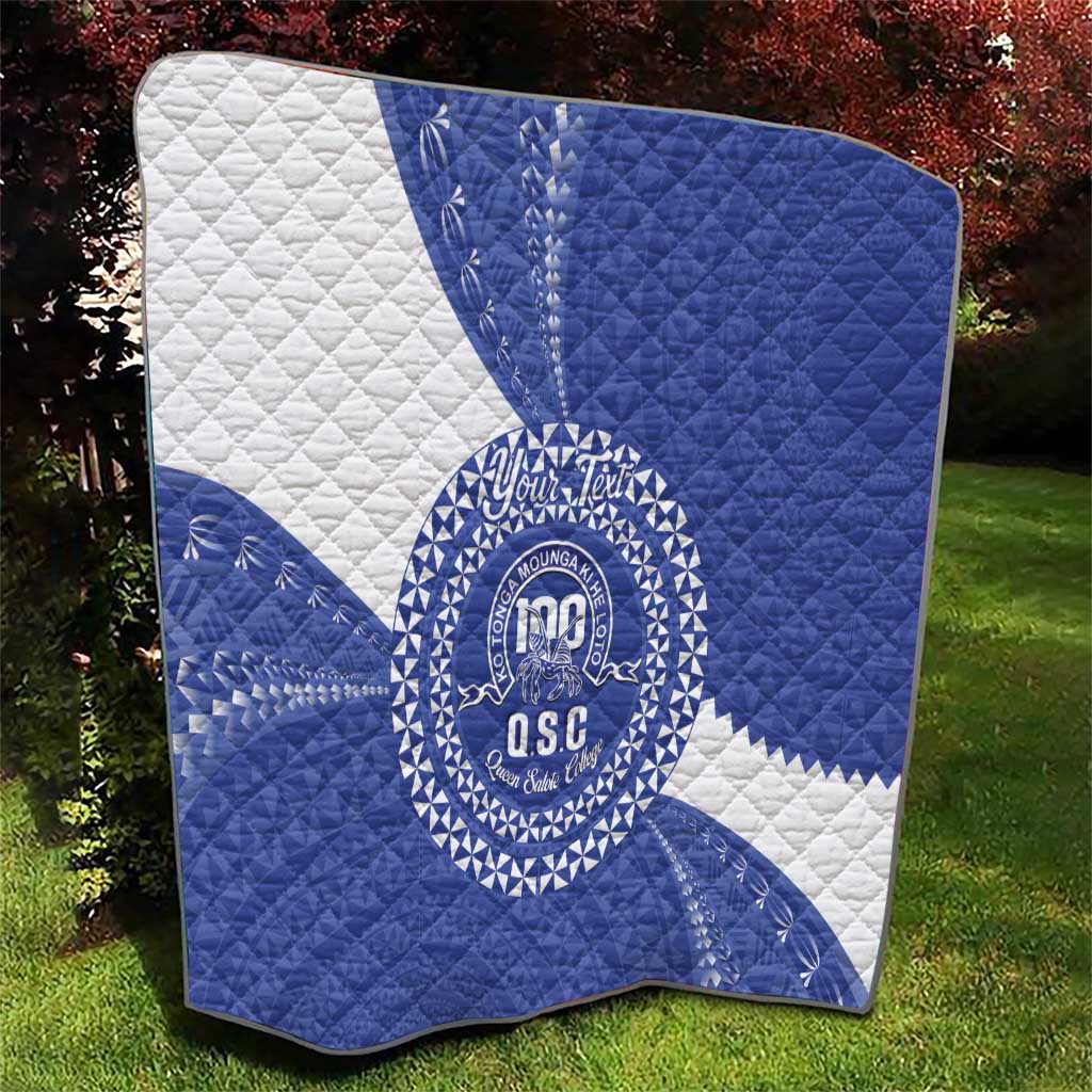 Queen Salote College 100th Anniversary Personalized Quilt Est 1926 Kolisi Fefine Tongan Ngatu Pattern