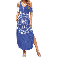 Queen Salote College 100th Anniversary Personalized Summer Maxi Dress Est 1926 Kolisi Fefine Tongan Ngatu Pattern
