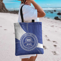 Queen Salote College 100th Anniversary Personalized Tote Bag Est 1926 Kolisi Fefine Tongan Ngatu Pattern