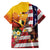 Personalised United States And Papua New Guinea Hawaiian Shirt USA Eagle With PNG Bird Of Paradise