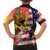 Personalised United States And Hawaii Hawaiian Shirt USA Eagle With Hawaiian Shark Tattoo