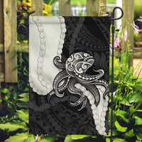 Black Polynesia Tribal Octopus Tattoo Garden Flag Pikake Lei Polynesian Pattern