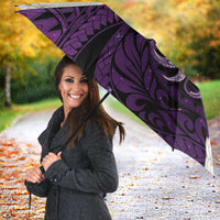 Purple Galaxy Polynesia Tribal Octopus Tattoo Umbrella Pikake Lei Polynesian Pattern