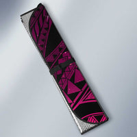 Pink Galaxy Polynesia Tribal Octopus Tattoo Auto Sun Shade Pikake Lei Polynesian Pattern