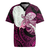 Pink Galaxy Polynesia Tribal Octopus Tattoo Rugby Jersey Pikake Lei Polynesian Pattern