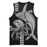 Kanaloa Aloha Hawaii Basketball Jersey Humpback Whale Octopus Tattoo Kakau Pattern