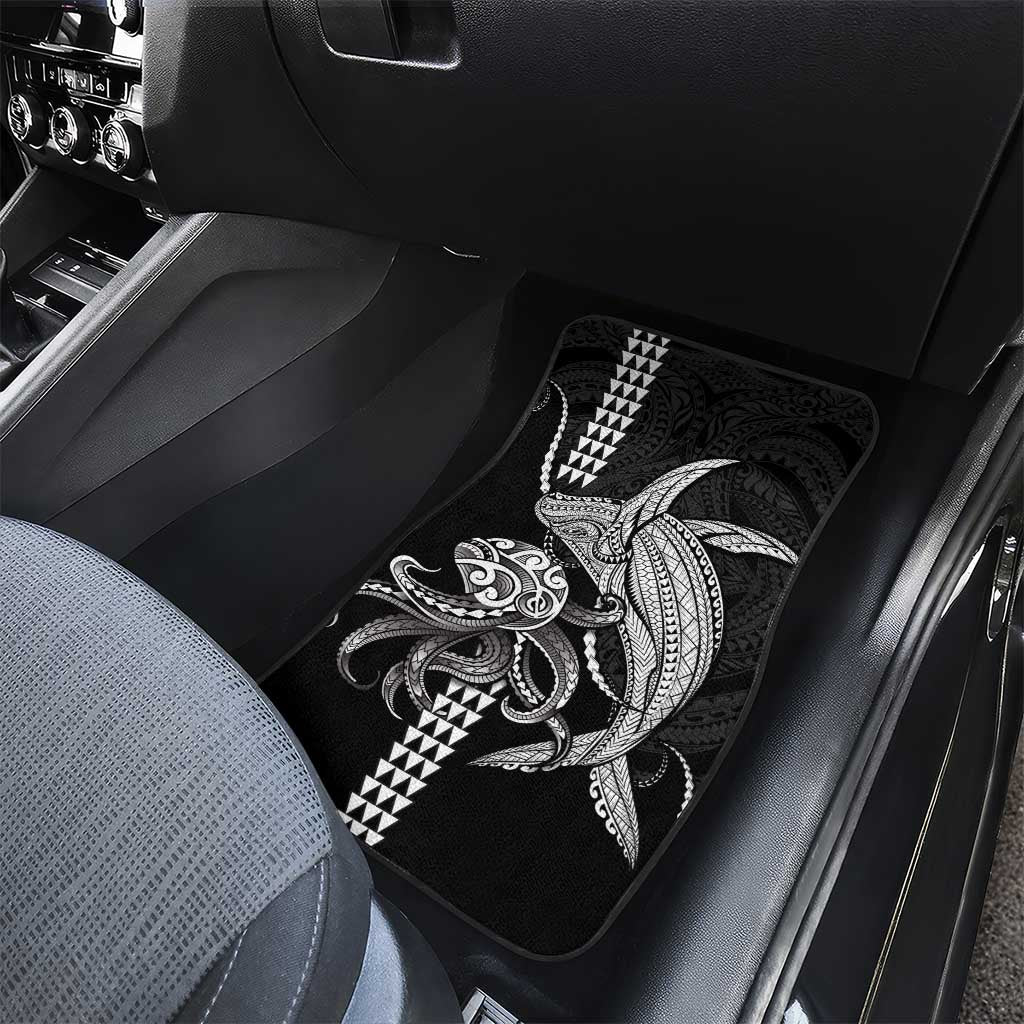 Kanaloa Aloha Hawaii Car Mats Humpback Whale Octopus Tattoo Kakau Pattern