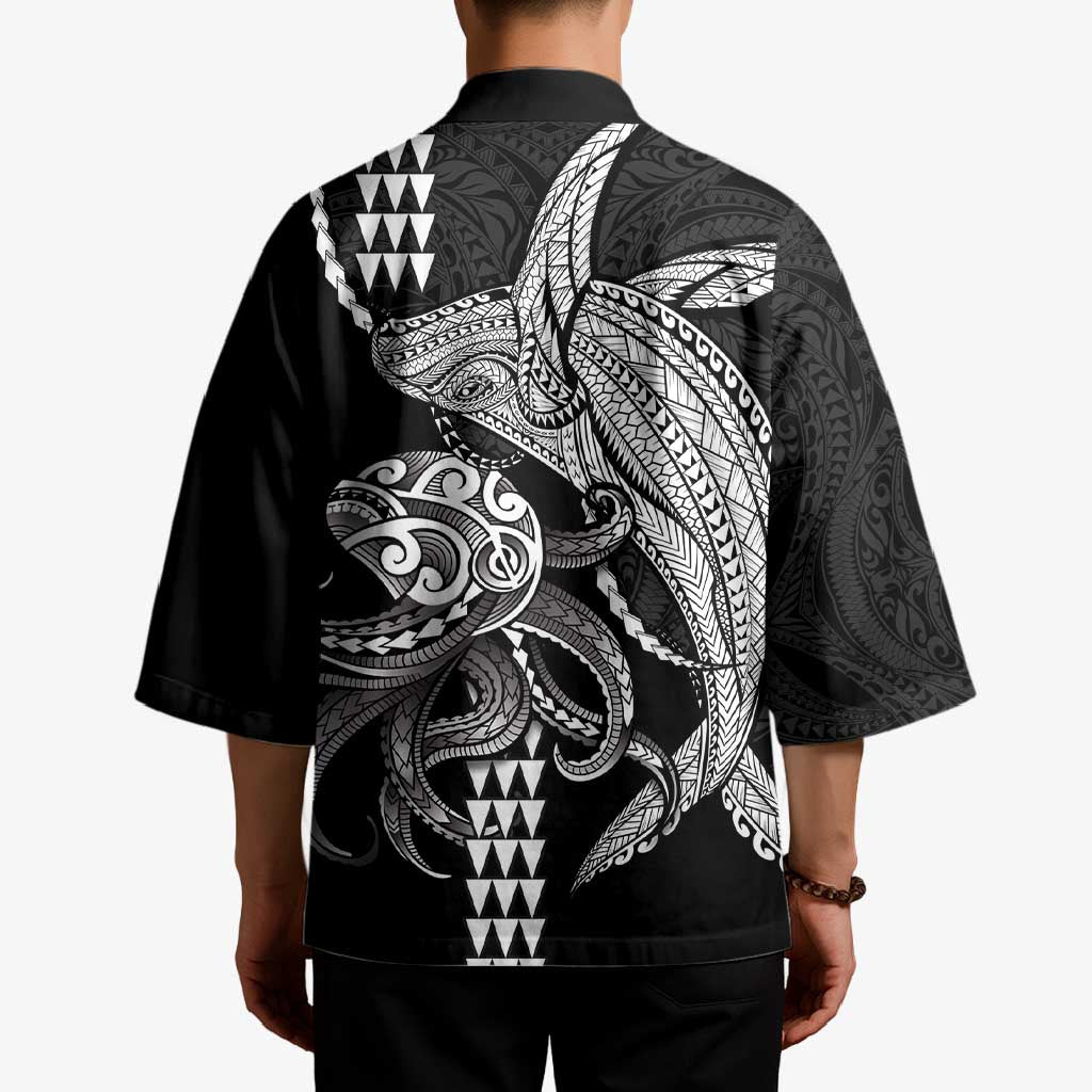 Kanaloa Aloha Hawaii Kimono Humpback Whale Octopus Tattoo Kakau Pattern