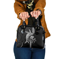 Kanaloa Aloha Hawaii Shoulder Handbag Humpback Whale Octopus Tattoo Kakau Pattern