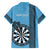 Personalised Fiji Darts Hawaiian Shirt Fijian Tapa Pattern - Blue