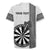 Personalised Fiji Darts Rugby Jersey Fijian Tapa Pattern - White