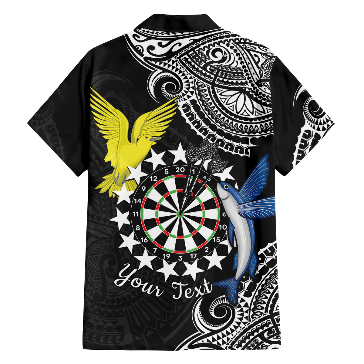 Personalised Cook Islands Darts Family Matching Long Sleeve Bodycon Dress and Hawaiian Shirt Kuki Airani Tribal Pattern LT14 - Polynesian Pride