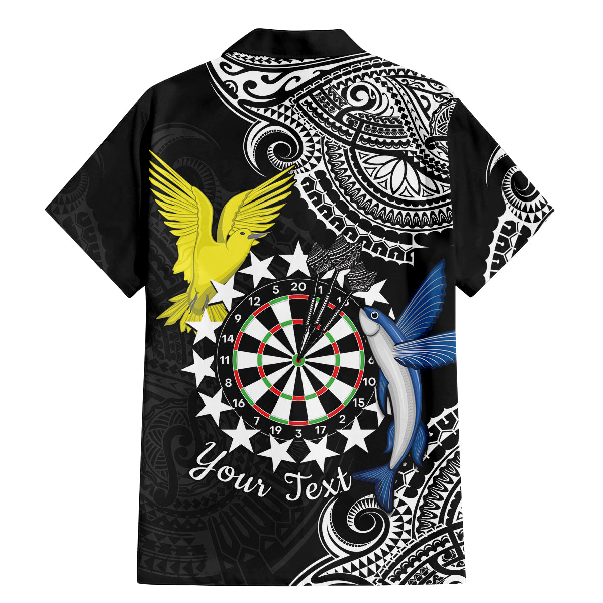 Personalised Cook Islands Darts Family Matching Mermaid Dress and Hawaiian Shirt Kuki Airani Tribal Pattern LT14 - Polynesian Pride