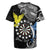 Personalised Cook Islands Darts Rugby Jersey Kuki Airani Tribal Pattern