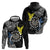 Personalised Cook Islands Darts Zip Hoodie Kuki Airani Tribal Pattern