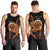 Aloha Hawaii Darts Men Tank Top Dart Board With Polynesian Shark - Gold