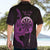 Aloha Hawaii Darts Hawaiian Shirt Dart Board With Polynesian Shark - Purple