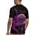Aloha Hawaii Darts Rugby Jersey Dart Board With Polynesian Shark - Purple