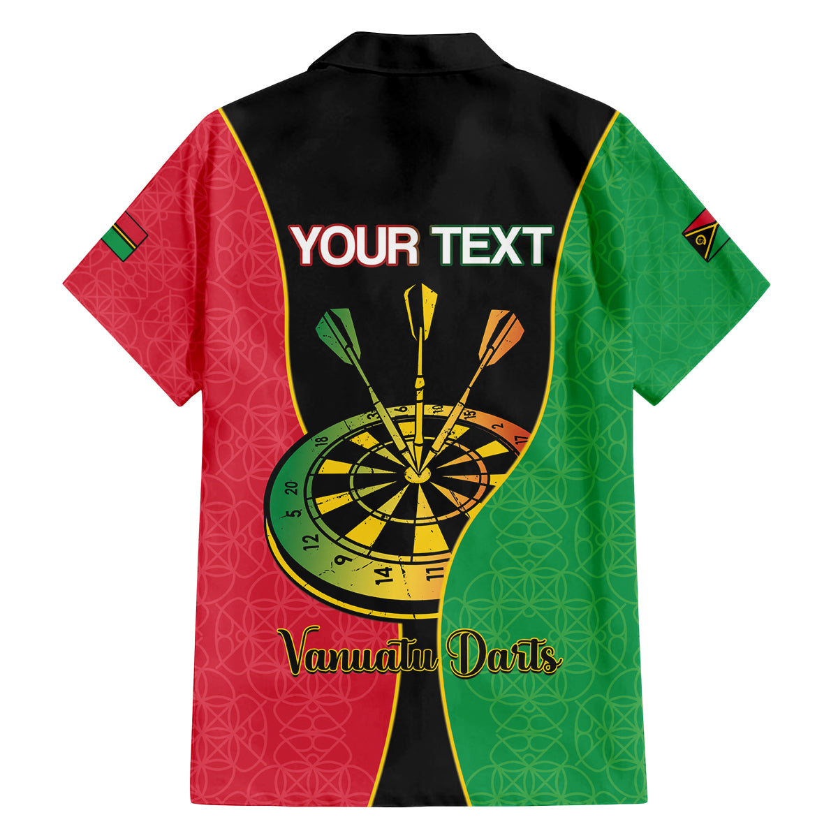 Personalised Vanuatu Darts Family Matching Off Shoulder Short Dress and Hawaiian Shirt Happiness Is A Tight Threesome Sand Drawing Art