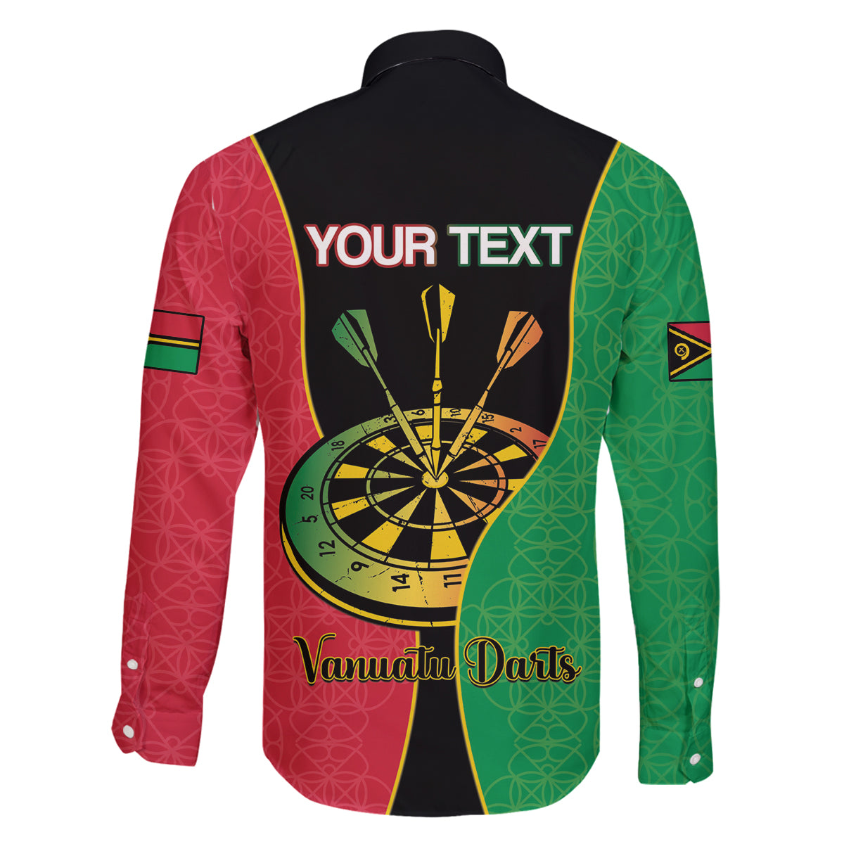 Personalised Vanuatu Darts Family Matching Summer Maxi Dress and Hawaiian Shirt Happiness Is A Tight Threesome Sand Drawing Art LT14 - Polynesian Pride