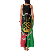 Personalised Vanuatu Darts Family Matching Tank Maxi Dress and Hawaiian Shirt Happiness Is A Tight Threesome Sand Drawing Art