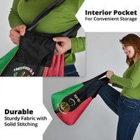 Personalised Vanuatu Darts Grocery Bag Happiness Is A Tight Threesome Sand Drawing Art