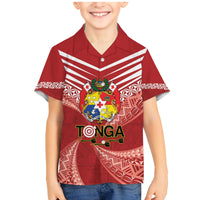 Tonga Darts Family Matching Mermaid Dress and Hawaiian Shirt Tongan Ngatu Pattern