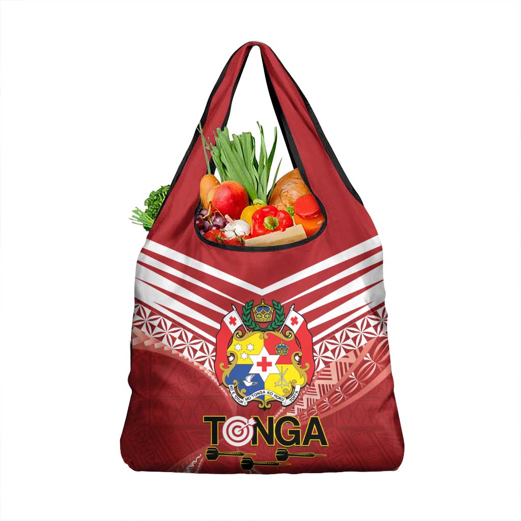 Tonga Darts Grocery Bag Tongan Ngatu Pattern